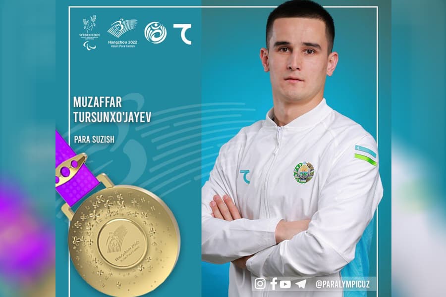 Paraosiyo o‘yinlari. 100 metrga suzishda 3ta medal ham o‘zbekistonliklarga nasib etdi