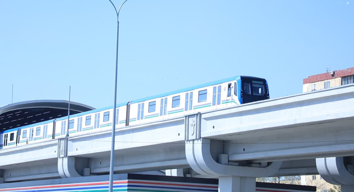 Запущено техническое движение поездов метро на 5 новых станциях, построенных на маршруте Куйлюк-Сергели