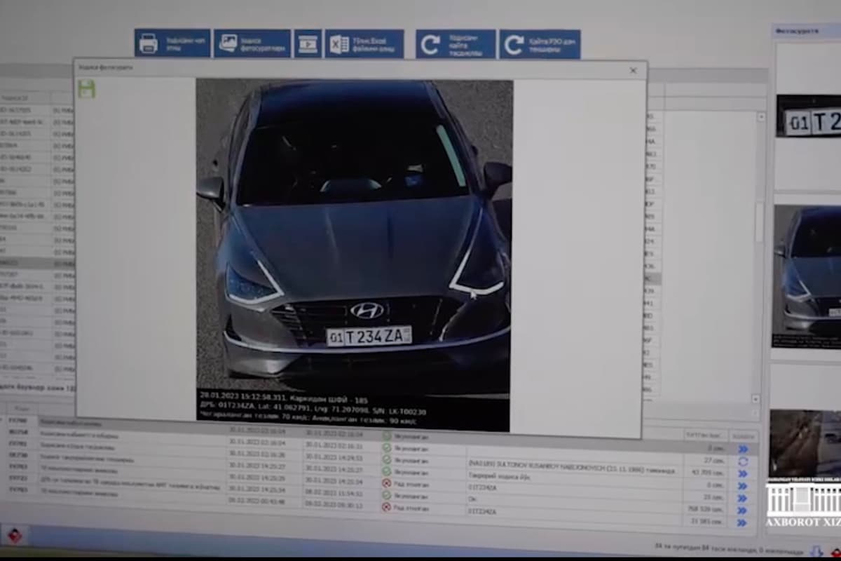 A driver who committed 152 traffic violations since year beginning detained in Namangan