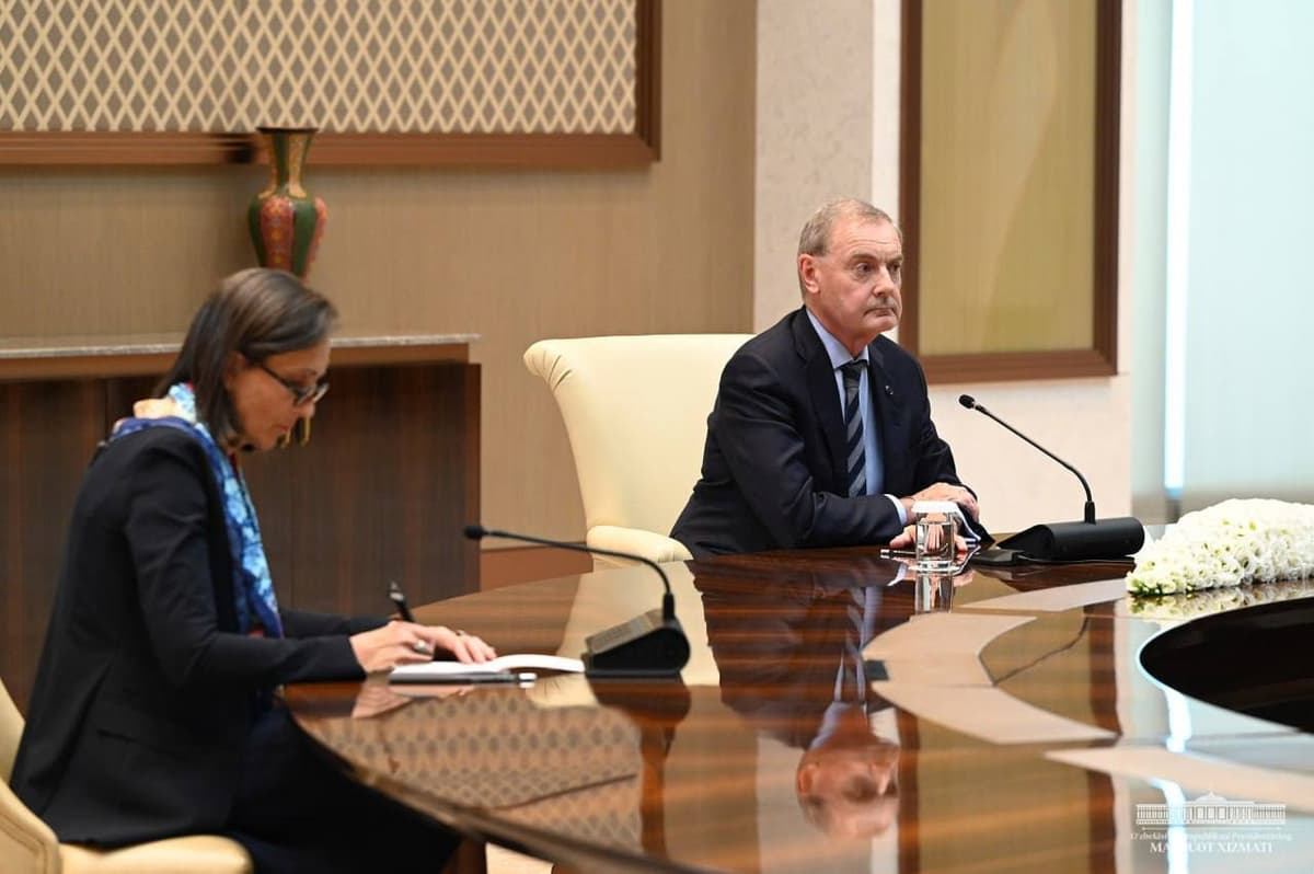 O‘zbekiston prezidenti Yevropa Ittifoqining sanksiyalar bo‘yicha maxsus vakilini qabul qildi