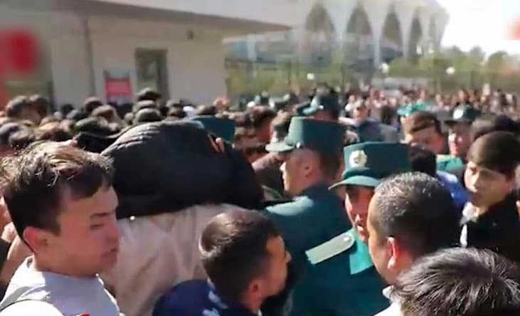 В ГУВД Ташкента прокомментировали инцидент с представителями СМИ у стадиона «Бунедкор»