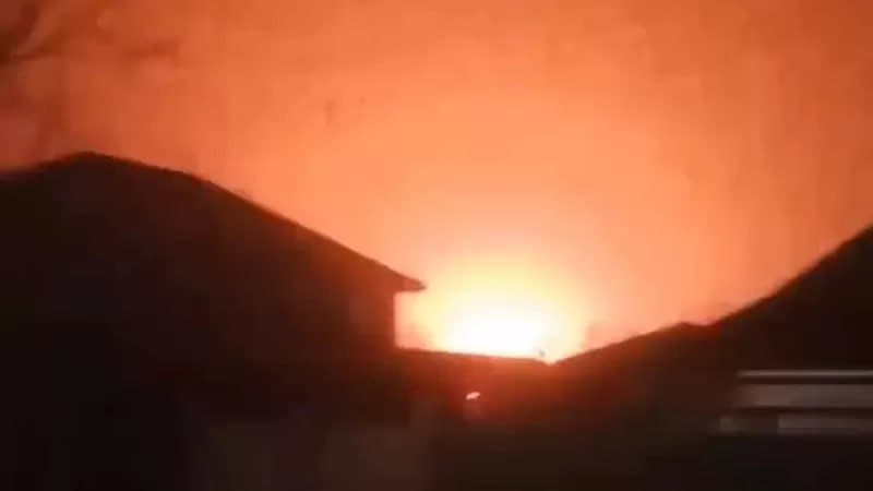 Qrimdagi şaharga dronlar hujum qildi