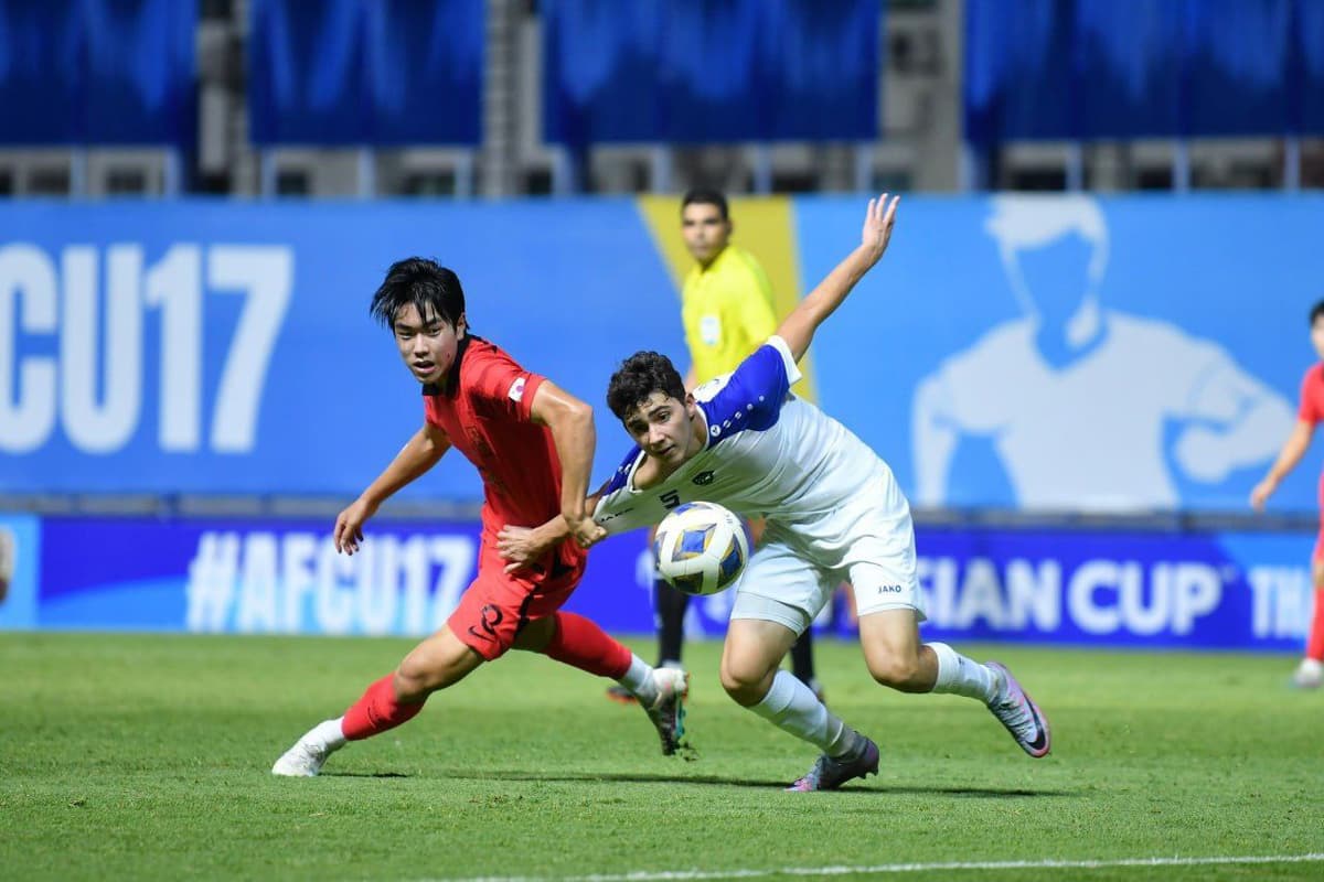 Осиё Кубоги U-17. Ўзбекистон яримфиналда Жанубий Кореяга ютқазди
