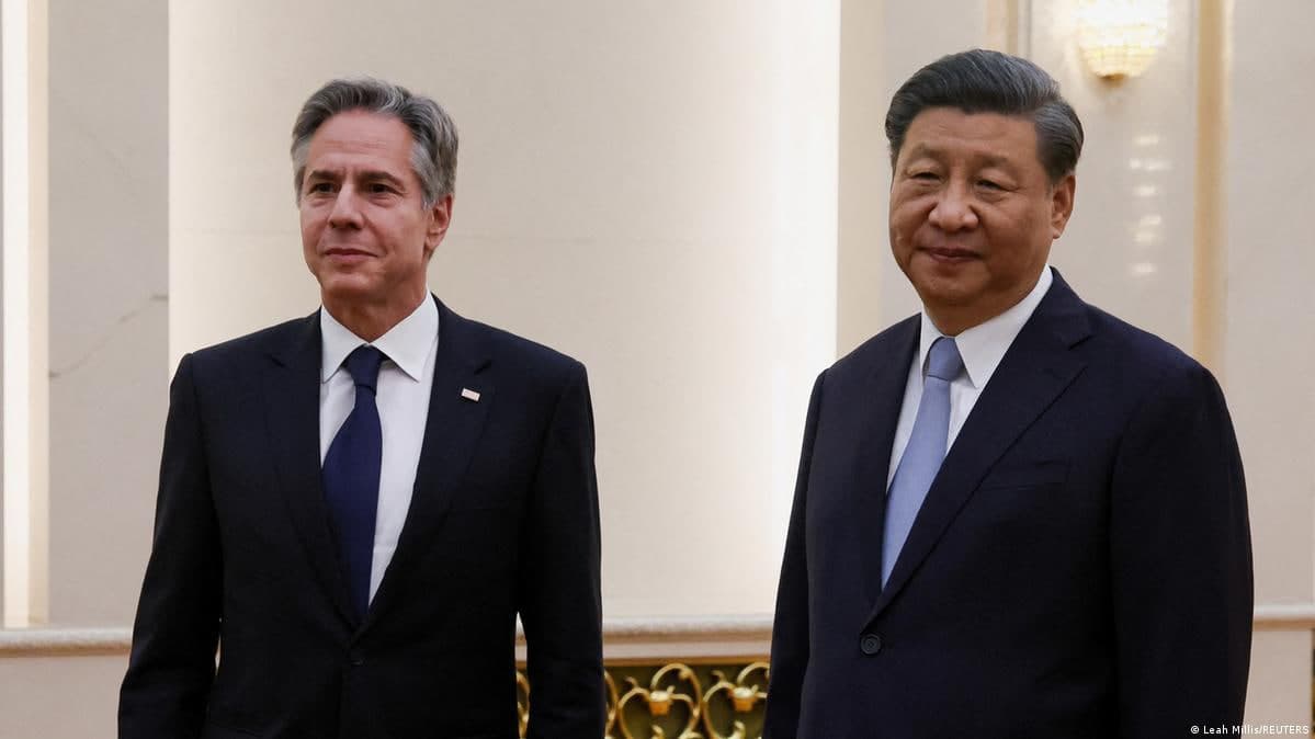 Si Jinping kutilmaganda AQSh davlat kotibi Blinkenni qabul qildi