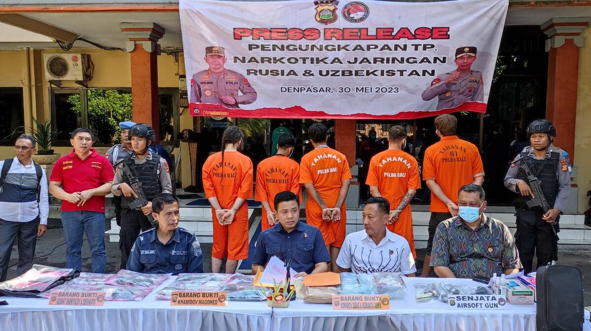 Several Uzbeks who are suspected of drug trafficking detained in Bali