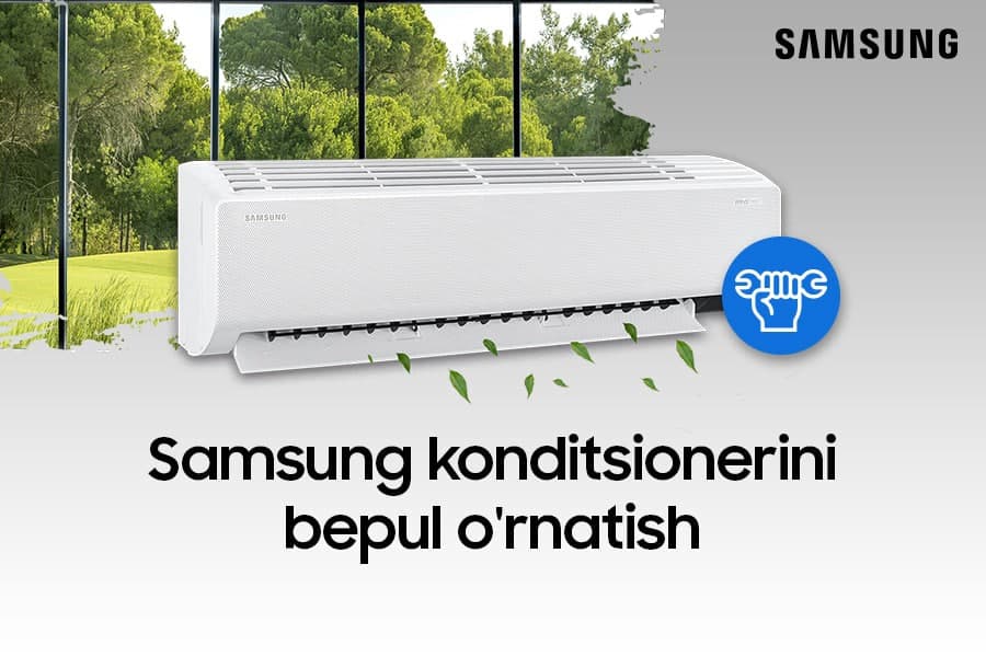 Konditsionerni bepul örnatiş aksiyasi boşlandi!
