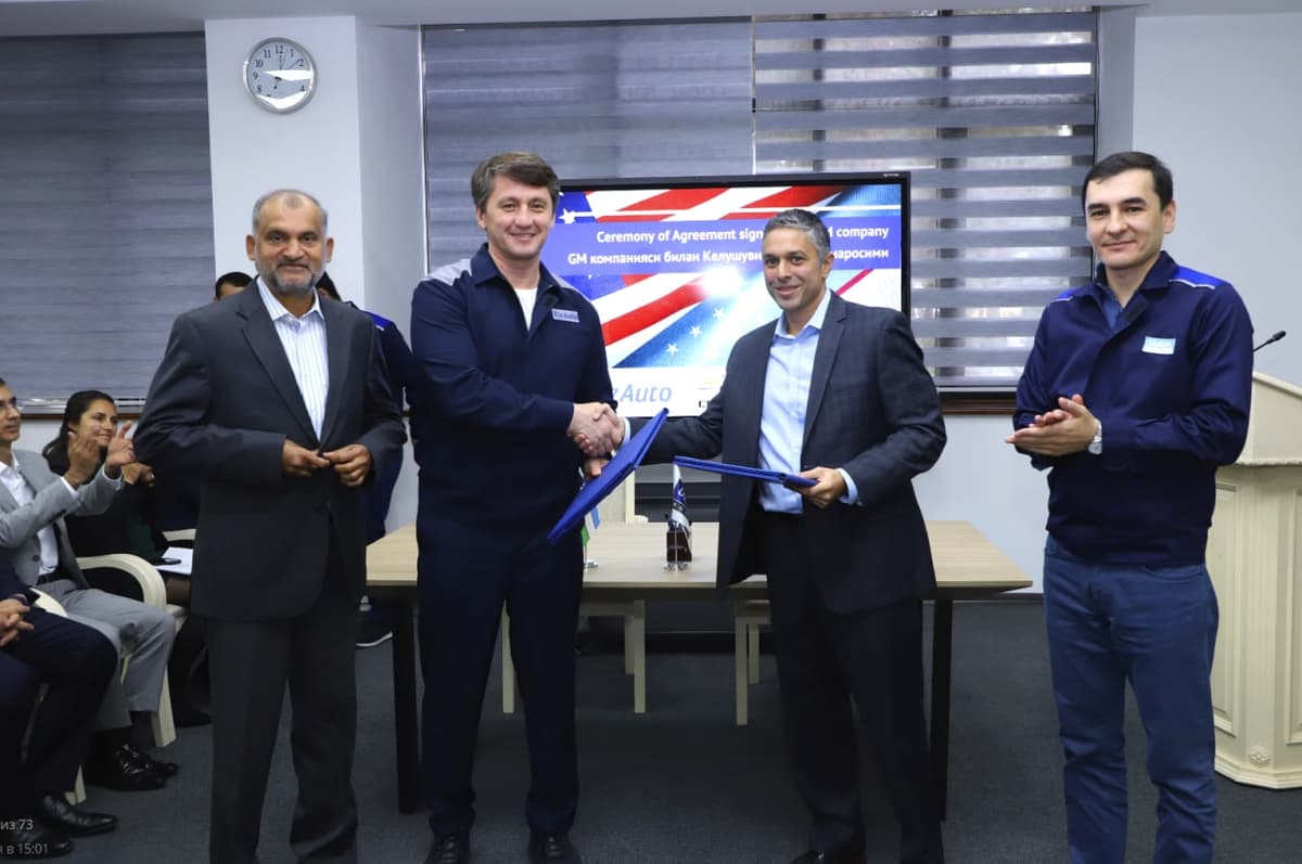 UzAuto Motors hamda GM o‘rtasida ishlab chiqarishni oshirish haqida shartnomalar imzolandi