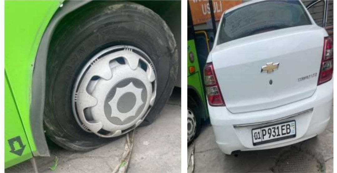 Тошкентда автобус ва "Кобальт" тўқнашиб кетди