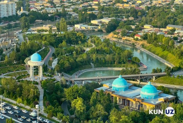 Greenness decreased to 37% in Bukhara and 33% in Tashkent over past 5 years