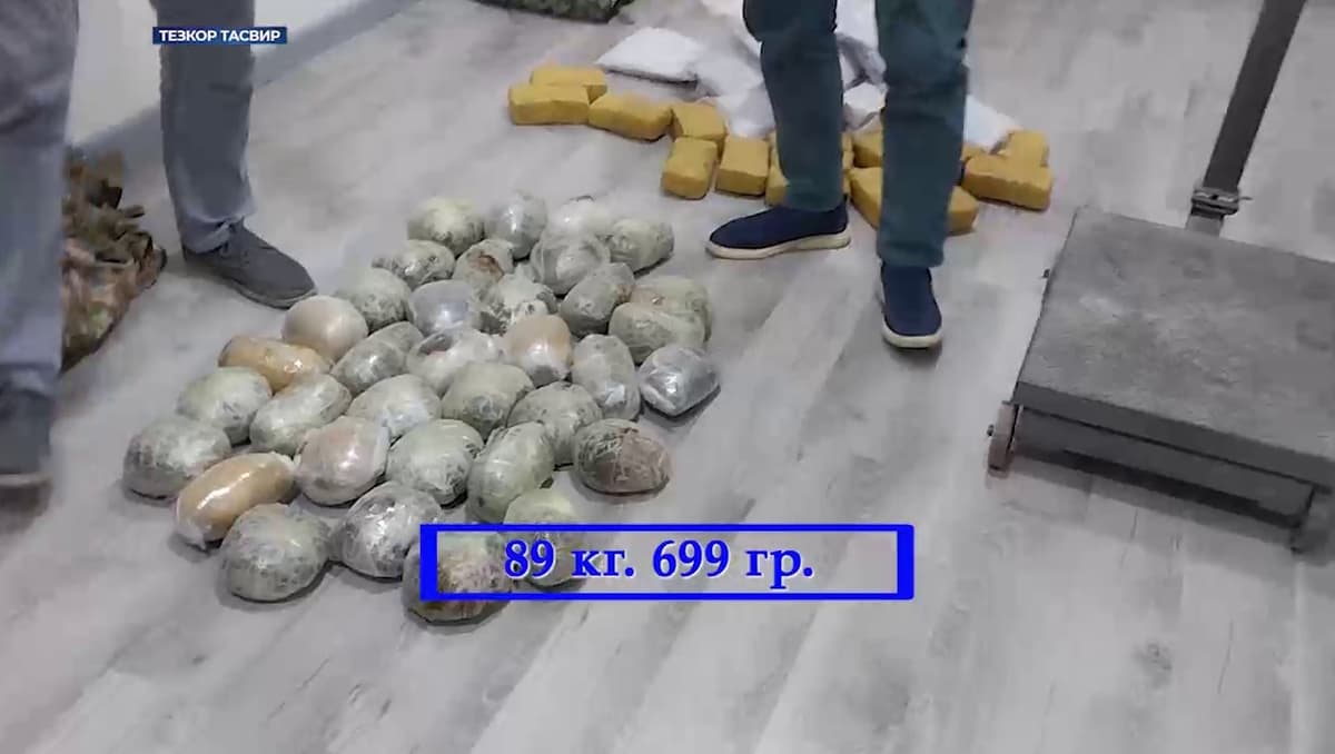 SSS prevents circulation of 90 kg of narcotics at the border in Surkhandarya