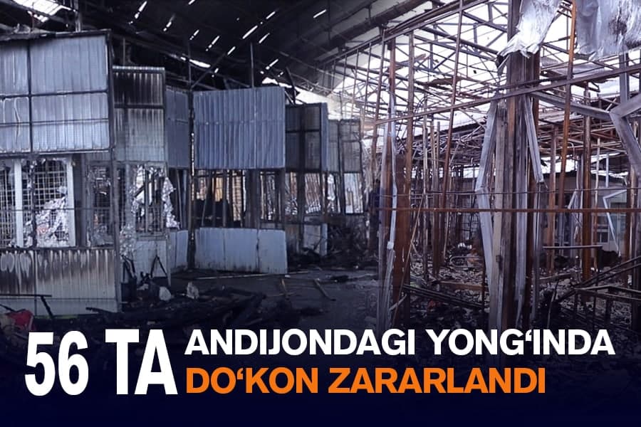 “Do‘konimda 50 ming dollarlik mol bor edi” - Andijondagi yonib ketgan “Jahon bozori”dan reportaj