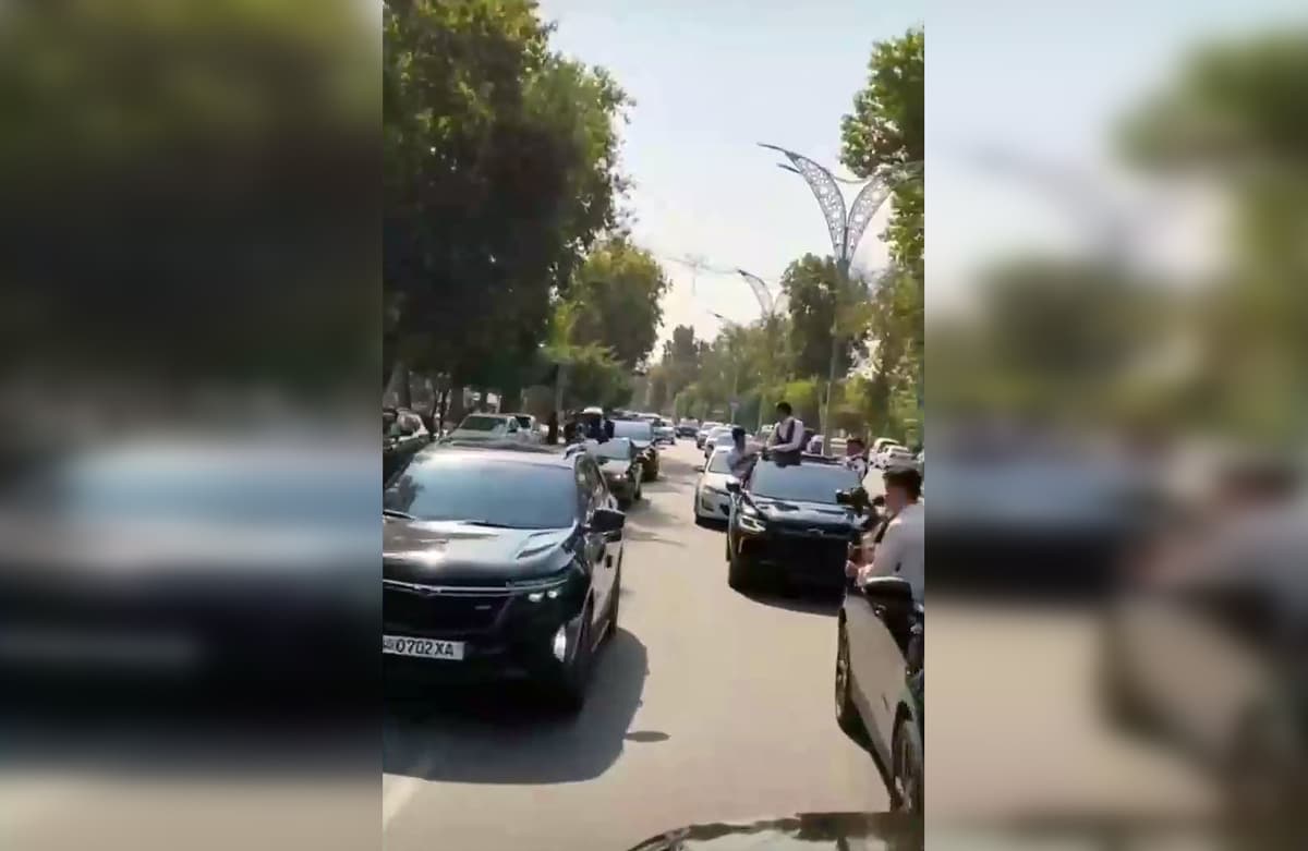 Farg‘onada to‘y korteji uyushtirgan 16 yigit 15 sutkaga qamaldi