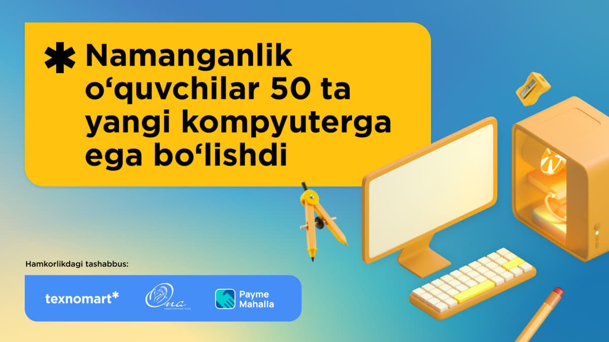O‘zbekistonda xayriya mahalliy brendlar tomonidan qo‘llab-quvvatlanadi: Texnomart va Payme