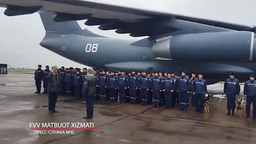 Özbekiston qutqaruvçilari Turkiyadagi vayronalar ostidan 18 kişini qutqarib oldi