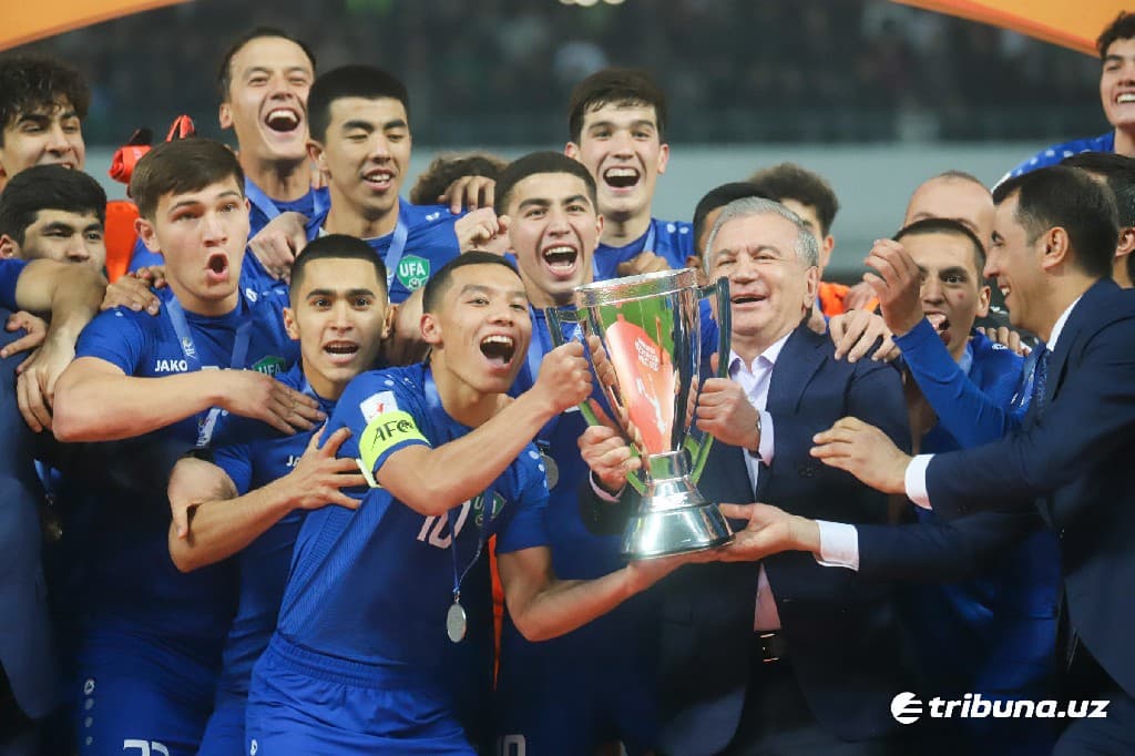 Futbol bo‘yicha O‘zbekiston yoshlar jamoasi - Osiyo chempioni (fotoreportaj)