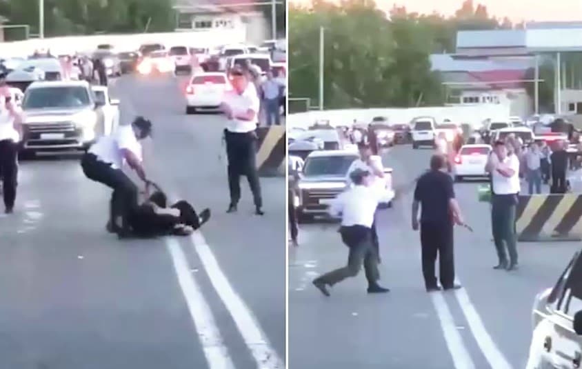 В МВД прокомментировали задержание мужчины с ножом