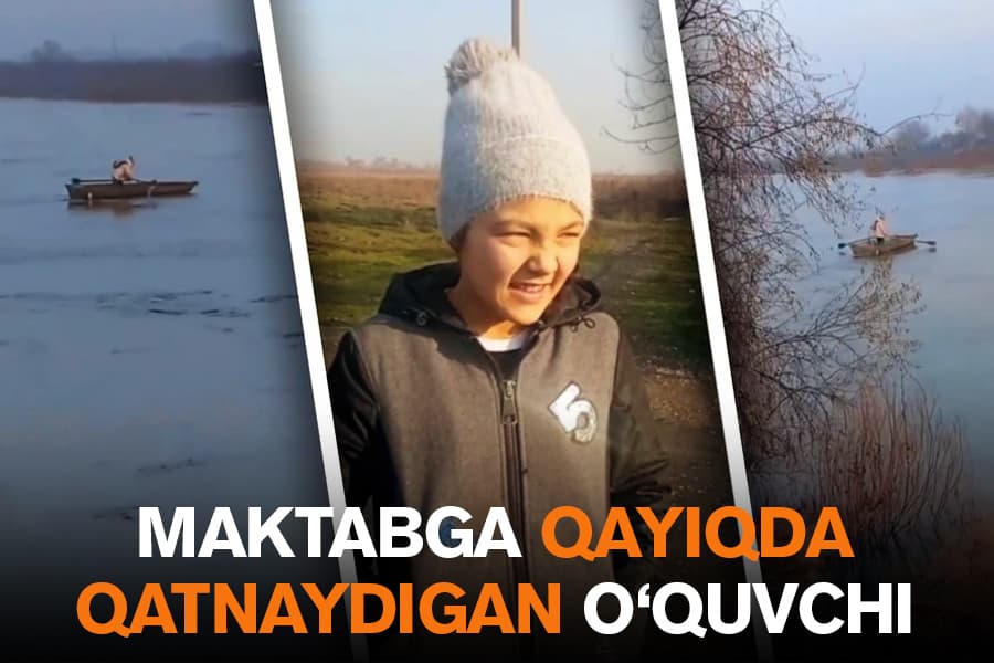 “Qayiqchi qiz” maktabga qayiqda qatnagan yagona o‘quvchi emas