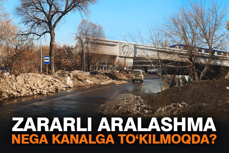 Tuzli muz-qor Bo‘rijar kanaliga to‘kildi. Vazirlik bayonoti quruq gapmidi?