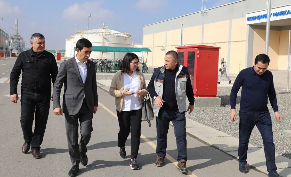 "Özbekneftgaz" AJ Boşqaruvi raisi hamrohligida “MUFG” banki vakillari "Uzbekistan GTL" zavodiga taşrif buyurişdi