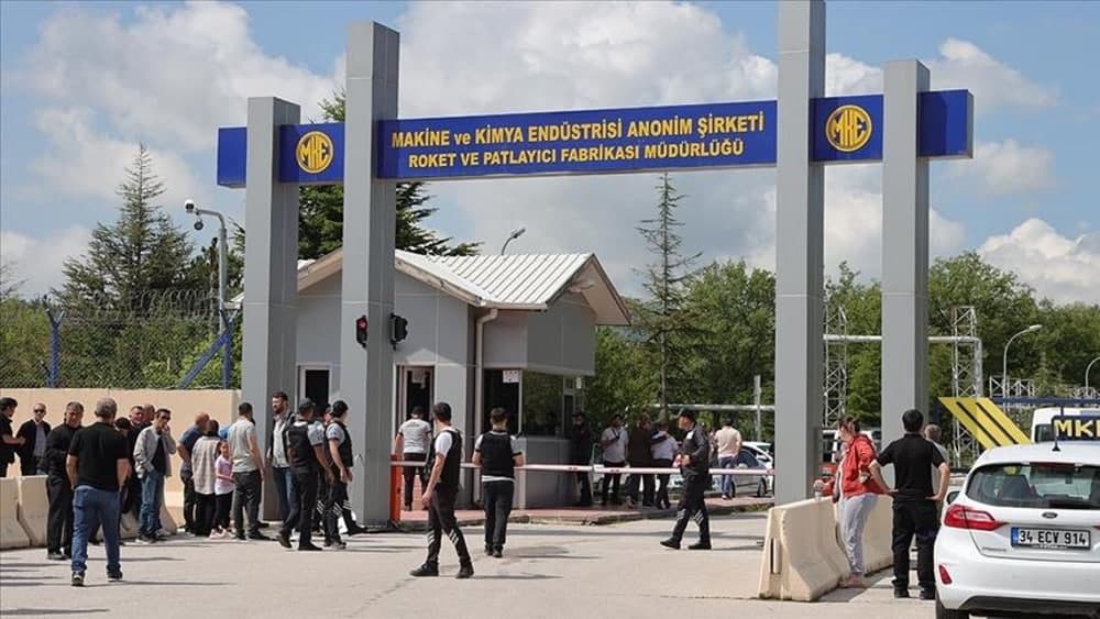 Turkiya poytaxtidagi raketa zavodida portlaş yuz berdi