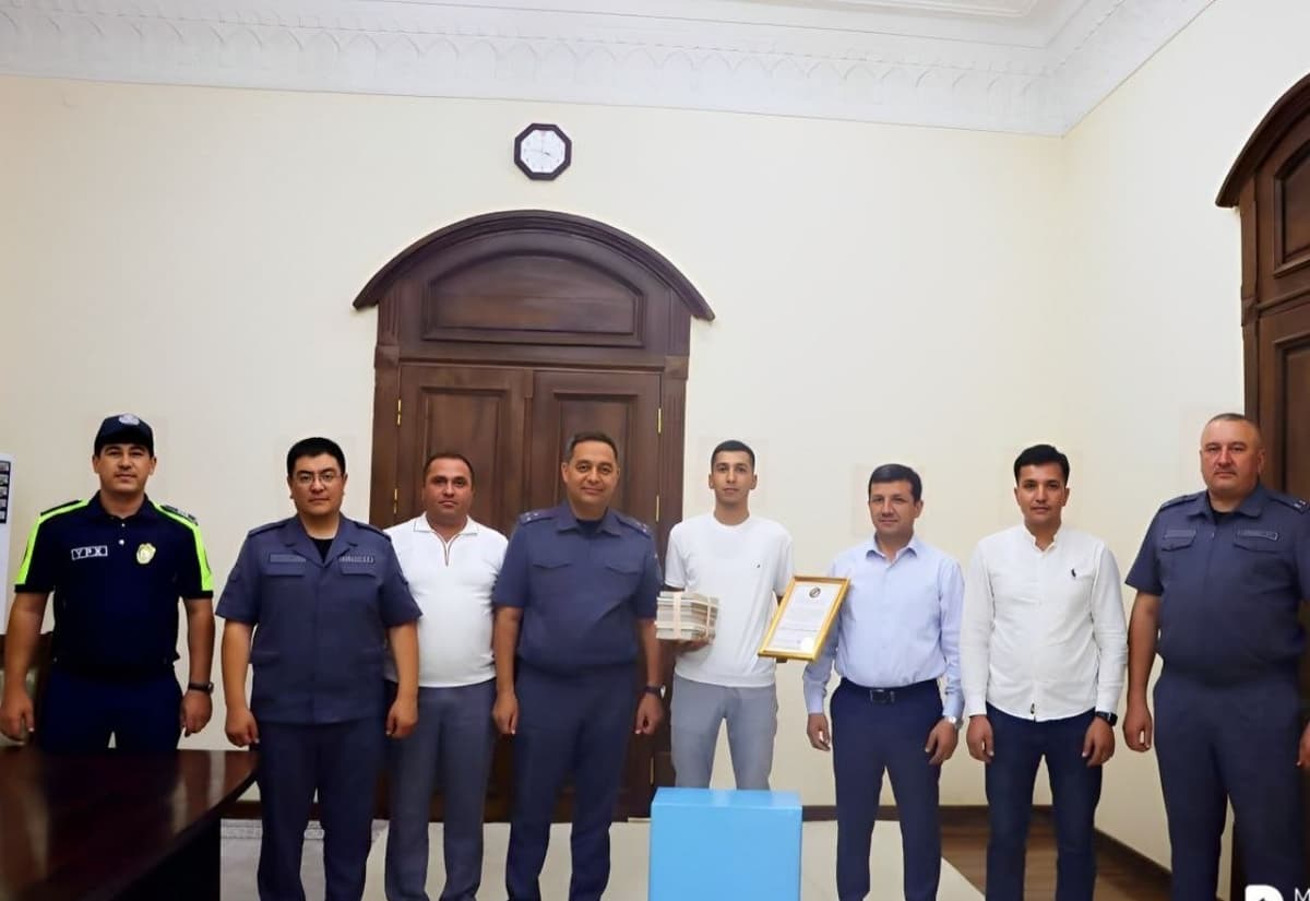 Samarqandda maktab o‘quvchisini itlar hamlasidan qutqargan qahramon yigit taqdirlandi