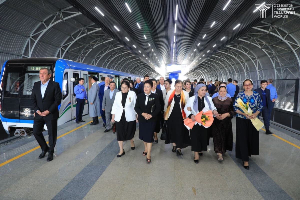 В Ташкенте запустили пять новых станций метро
