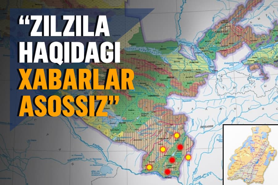 Surxondaryoda yer qimirlaşi töğrisidagi xabarlar yolğon – viloyat hokimligi