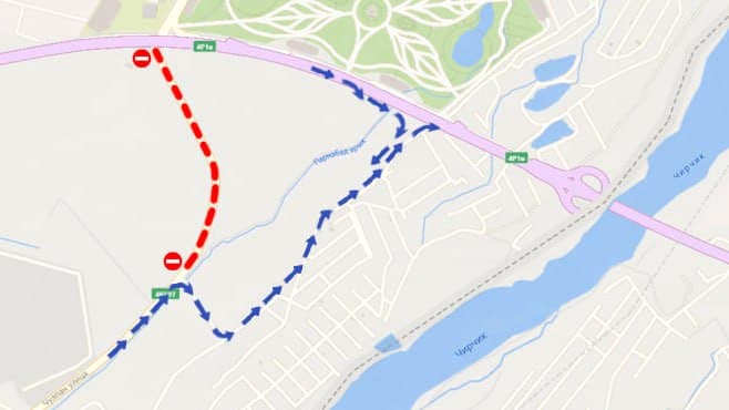 В Ташкенте на месяц закрывается участок дороги в Яшнабадском районе