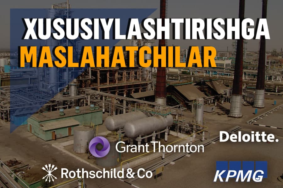 Yirik aktivlarni sotishda kimlar konsultantlik qilyapti?
