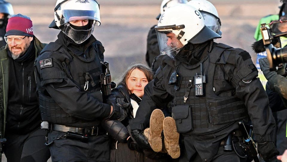 Greta Tunberg Germaniya politsiyasi tomonidan qo‘lga olindi