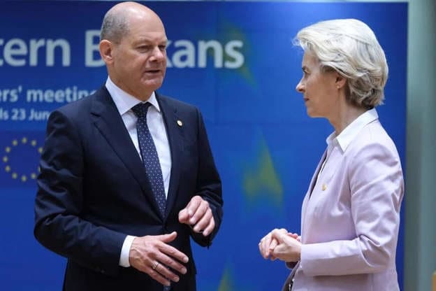 Şols va fon der Lyayyen: Ukrainaga Marşall rejasi kerak