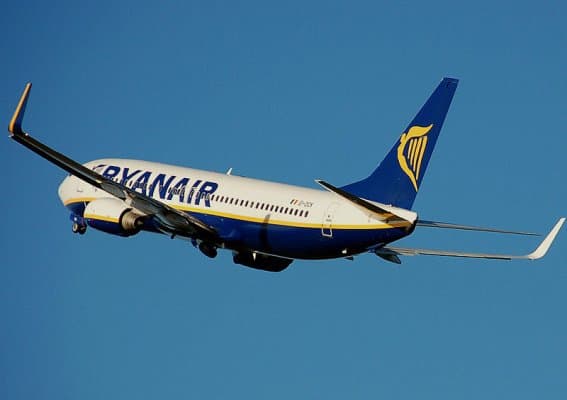 Ryanair Грецияда 7 евролик ички рейсларни ишга туширади
