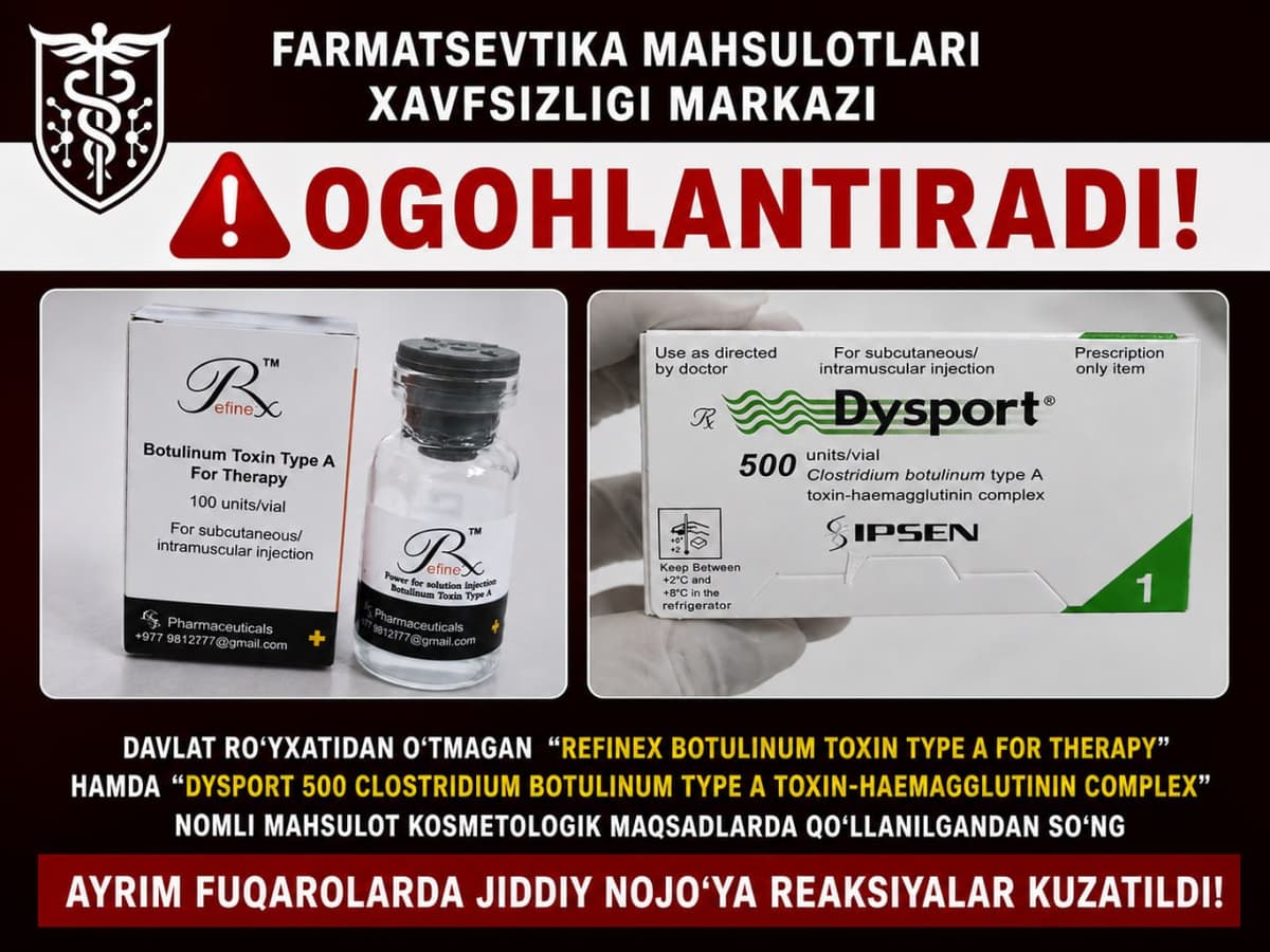 Ўзбекистонда ноқонуний косметика препаратларидан фойдаланганларда оғир ножўя реакциялар кузатилди