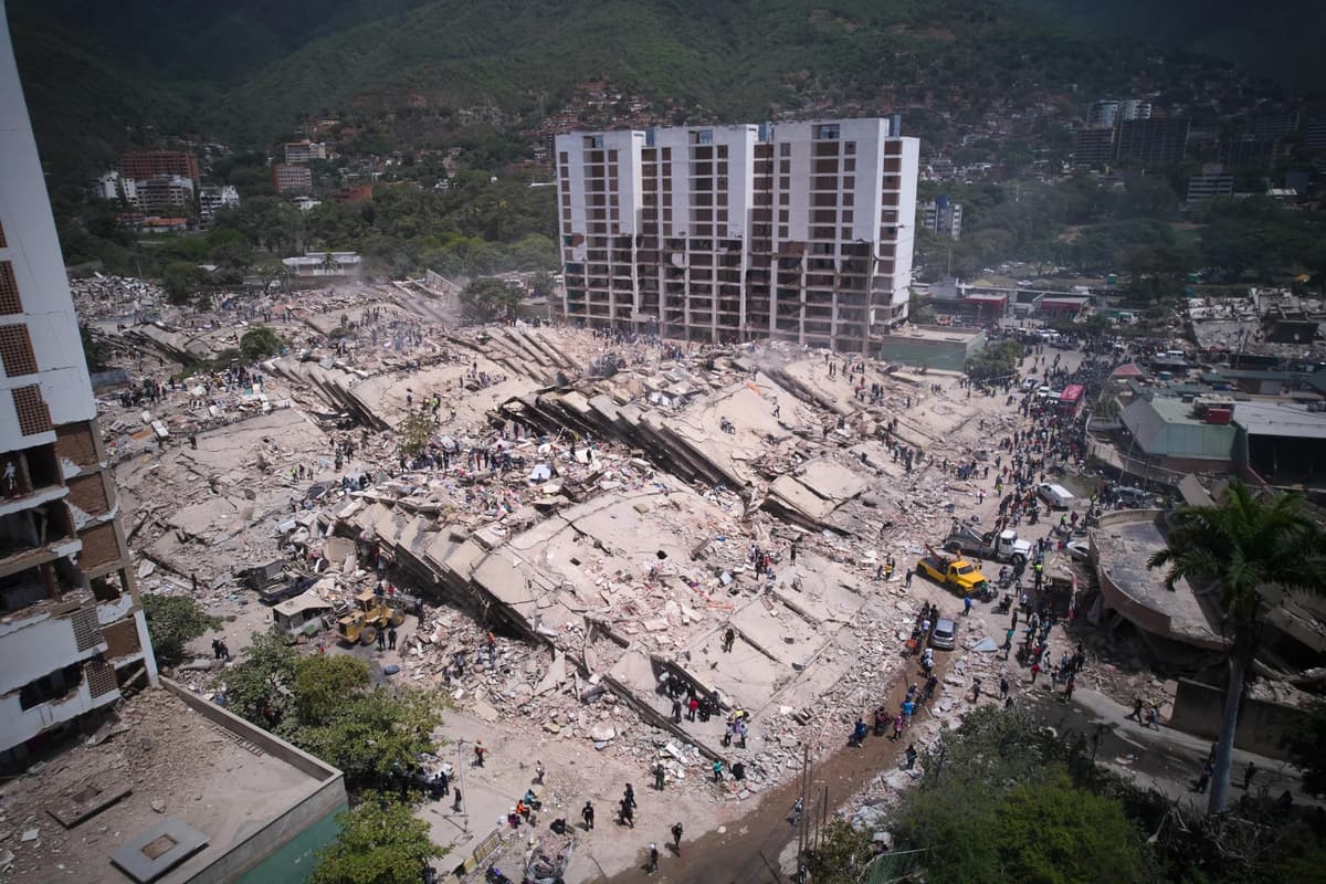 Венесуэладаги зилзила: вайроналар остидагиларни қутқаришга жуда кам вақт қолмоқда